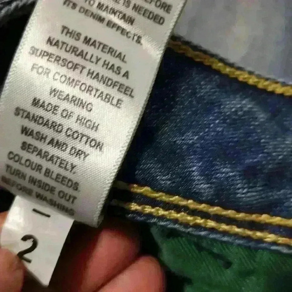 Rare LEE X-LINE Selvedge Women`s Jeans Size: 27/2 #0053 - Picture 10 of 16